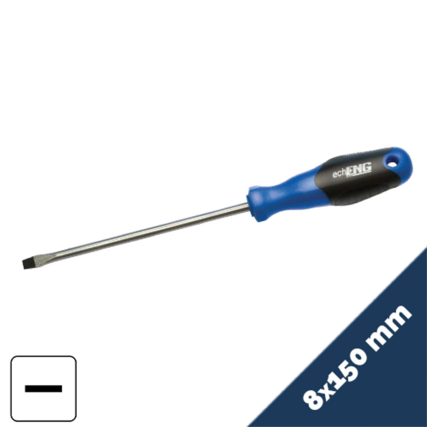 Flat screwdriver anti-slip handle, slotted screw 3,5x150mm -UM 10 T(375-815)
