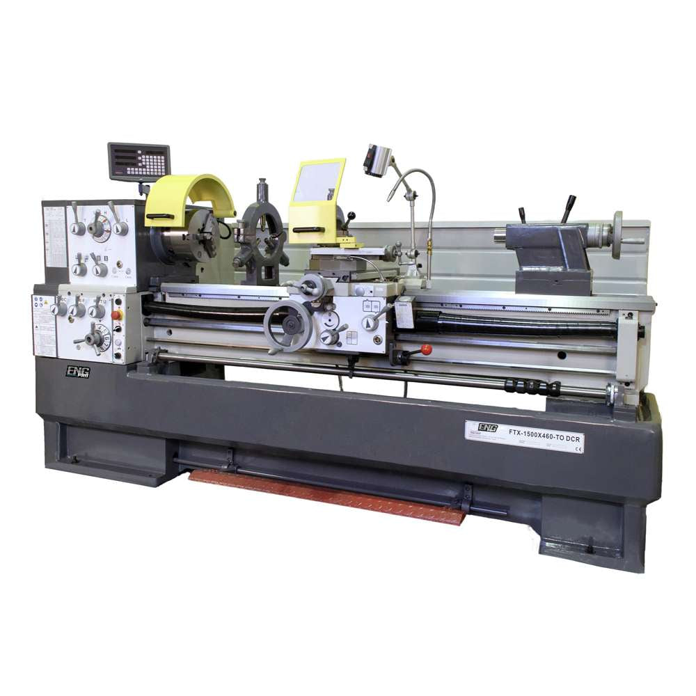 FTX-1500X460-TO DCR 400V/F3 Industrial Lathe with DRO and TCRE - 7.5 HP