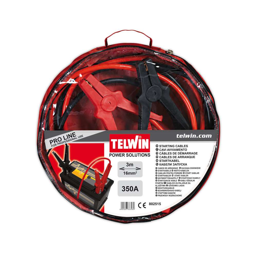 Booster cable 3 meters 250-550A PRO LINE - Telwin