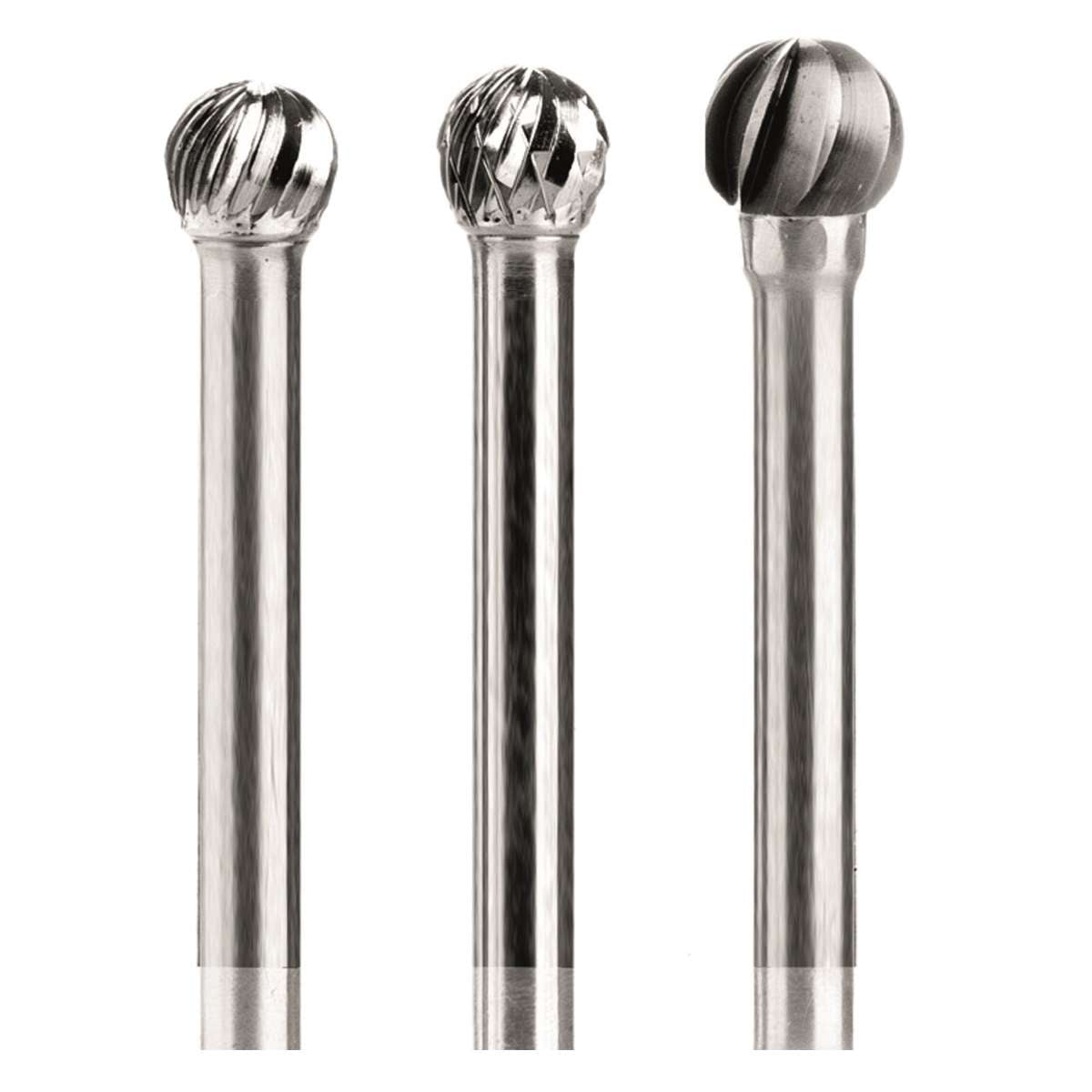 Kugelfräser Hartmetall D - Kugelform Rosver - Versch. 1 Stk.