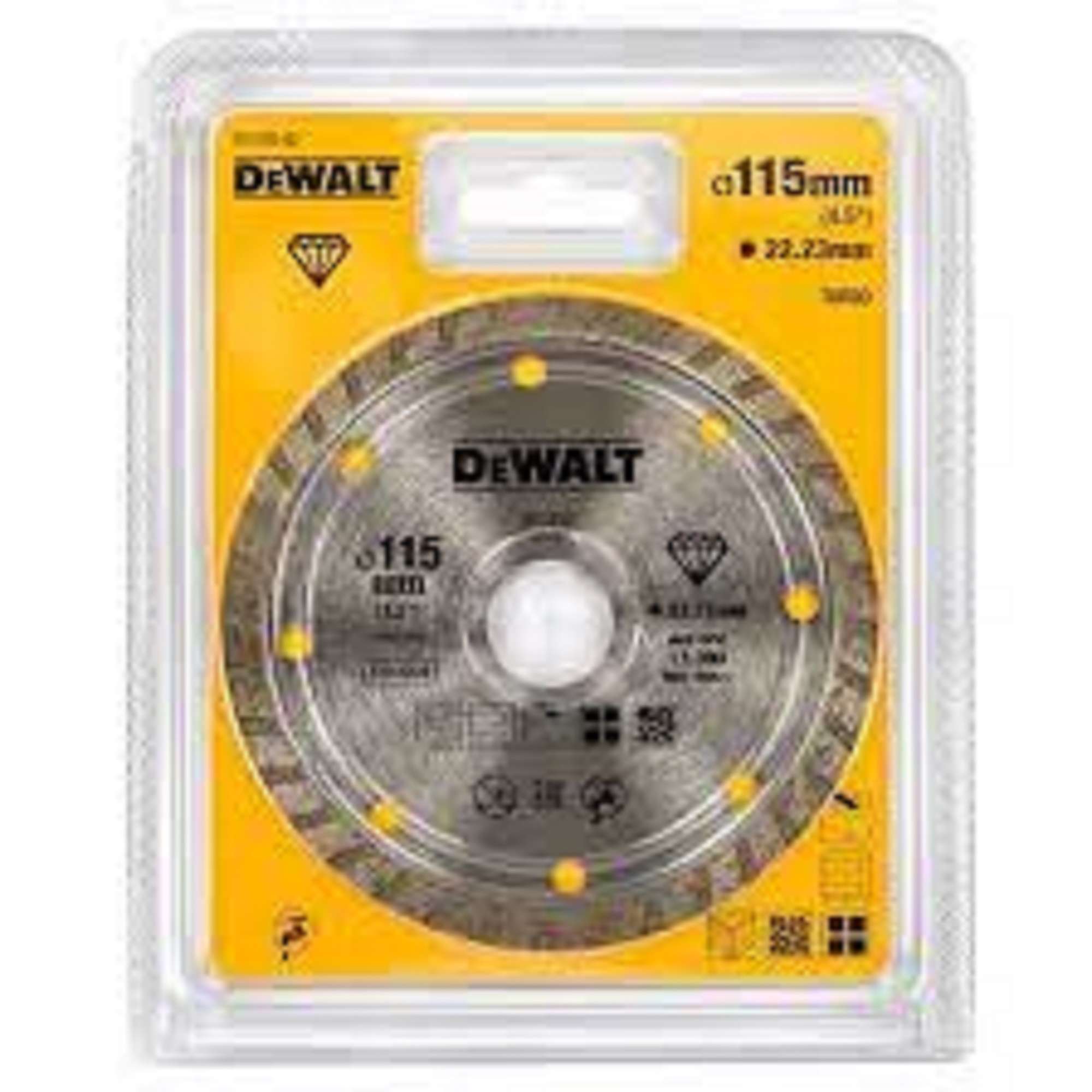 Diamond cutting disc DEWALT DT3702-QZ 115 X 22.2 X 7 MM