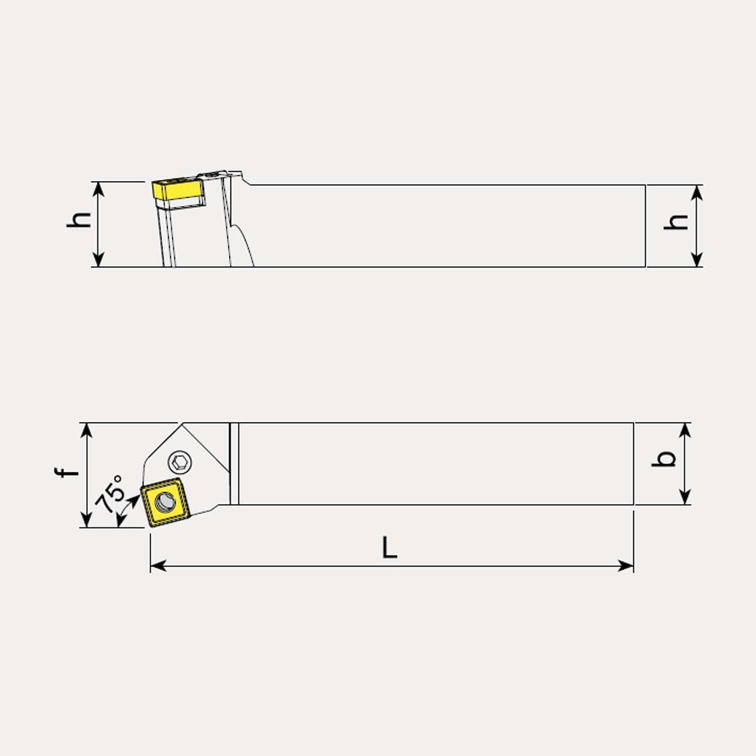 External Machining Toolholders, Negative Inserts - Talicarb PSSN-L