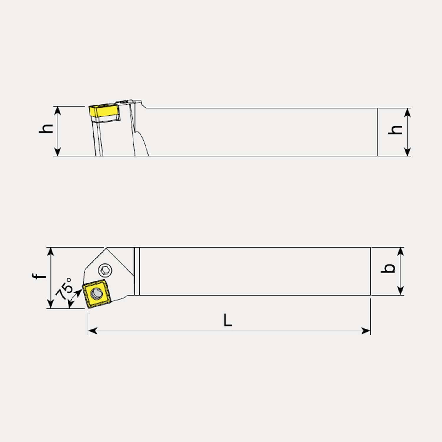 External Machining Toolholders, Negative Inserts - Talicarb PSKN-L