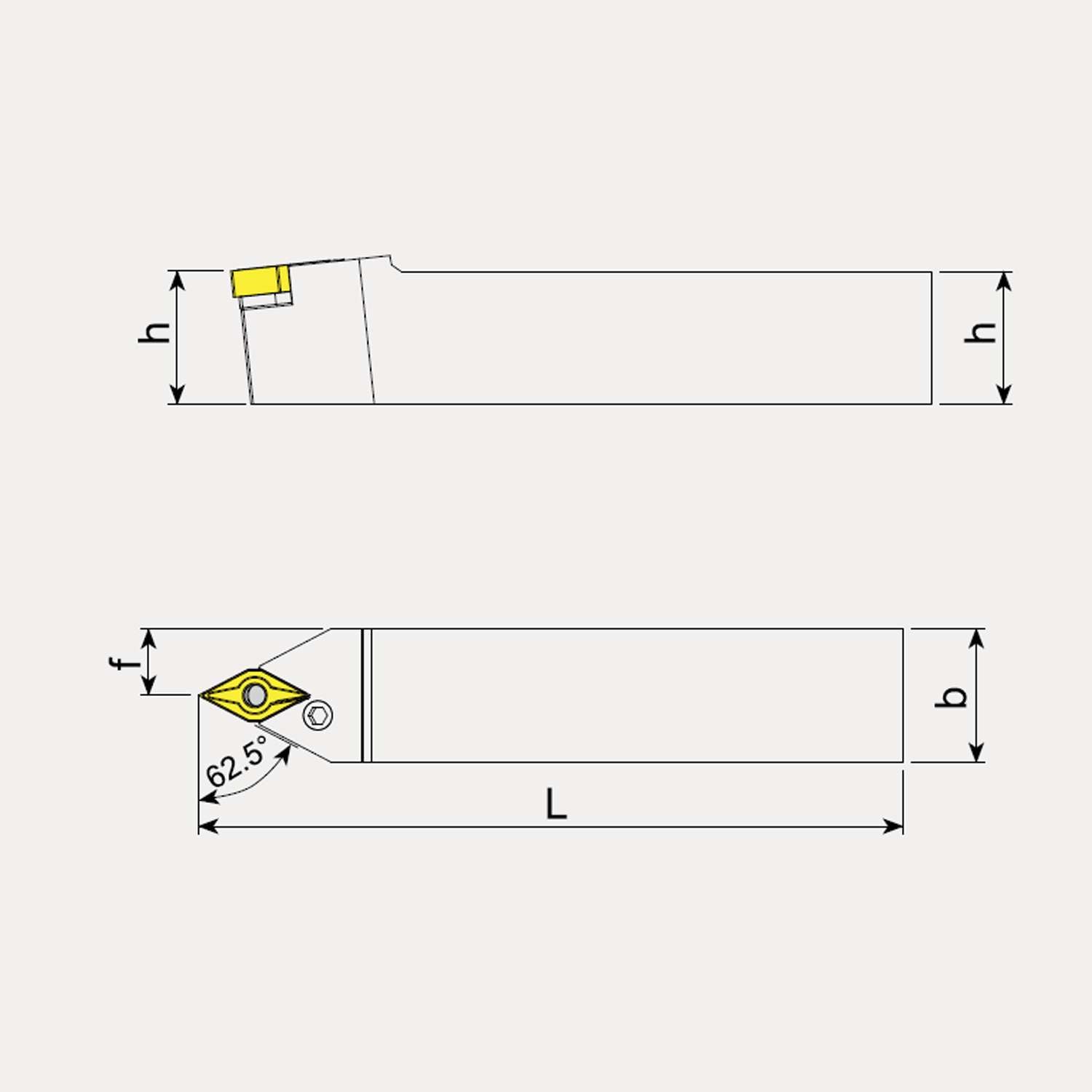 External Machining Toolholders, Negative Inserts - Talicarb PDNN