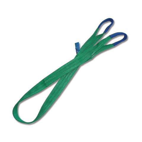 Green polyester two-ply flat belt lifting sling 2t. 60mm - Beta