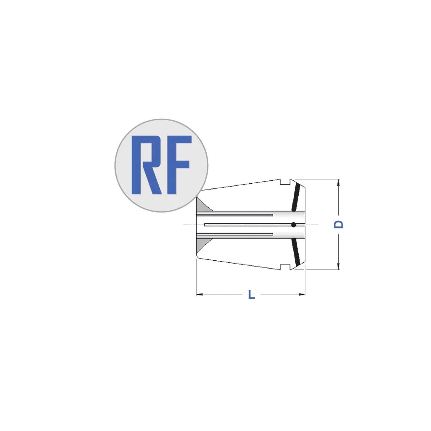 Clamp ER 20 MF with Panel for tapping - Gait 0787MF (3,5-10,0