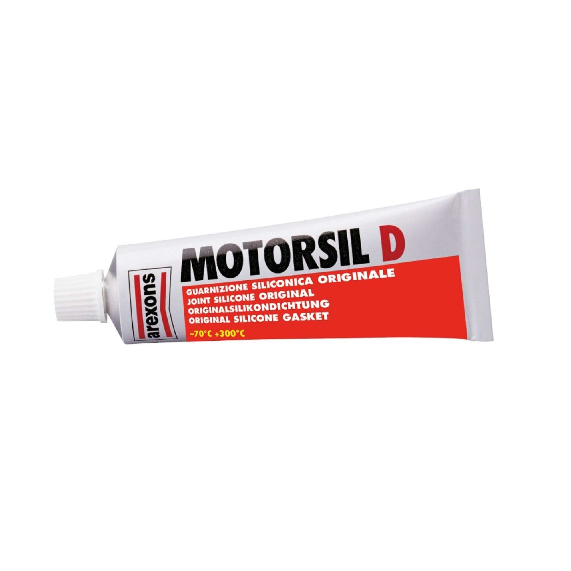 Motorsil D original red silicone gasket - Arexons 0096
