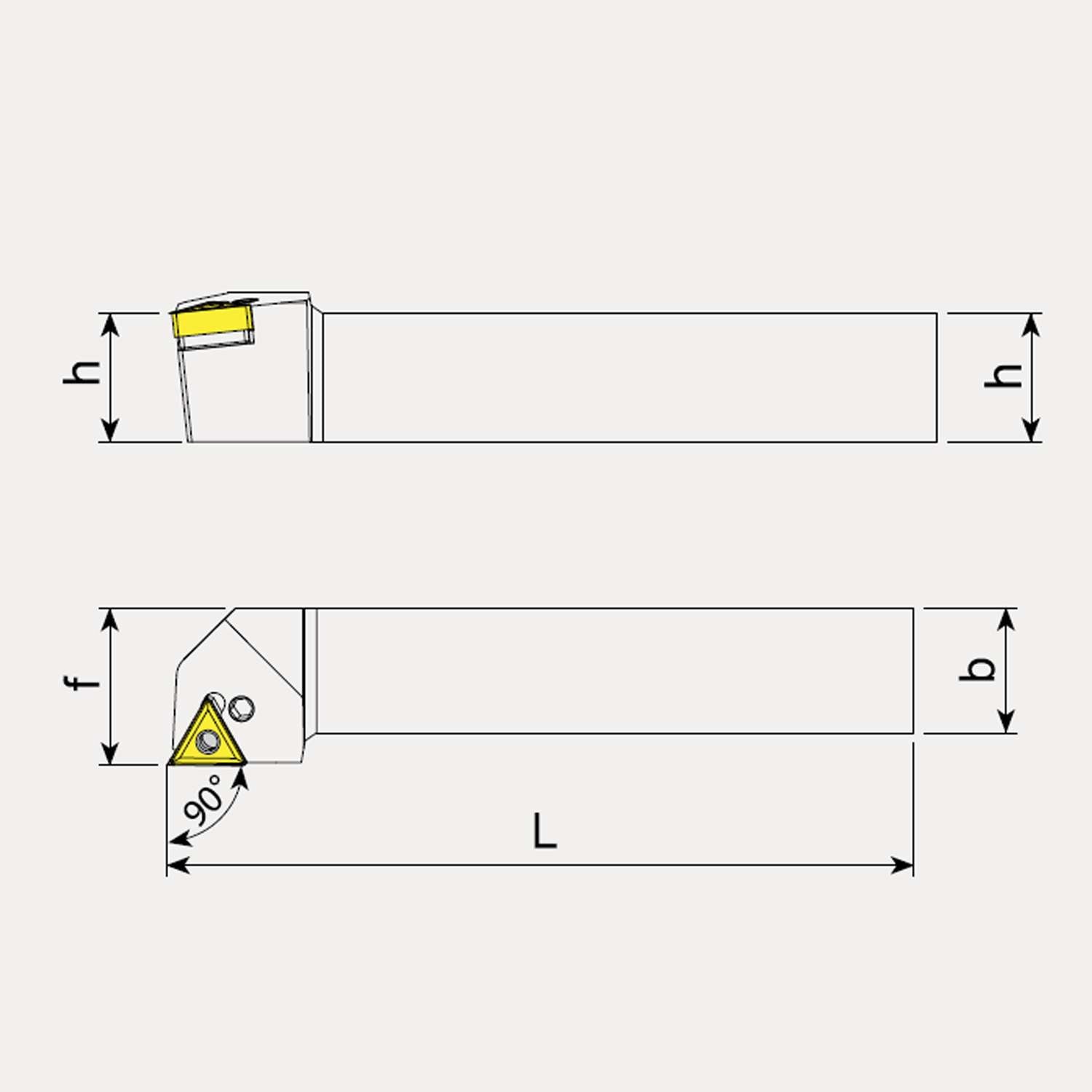 External Machining Toolholders, Negative Inserts - Talicarb PTGN-R