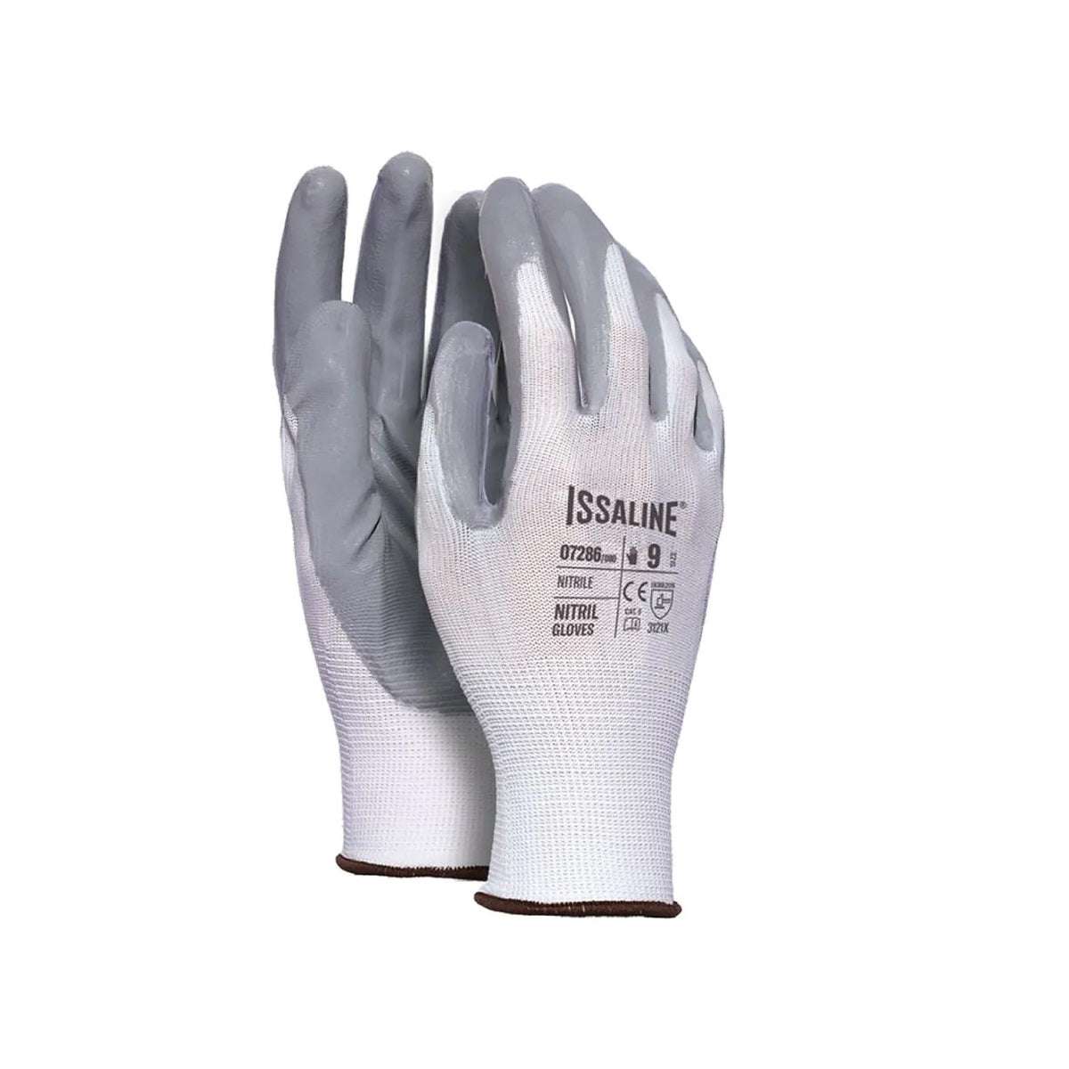 Nitrile coated polyester glove size 8 - Industrial starter