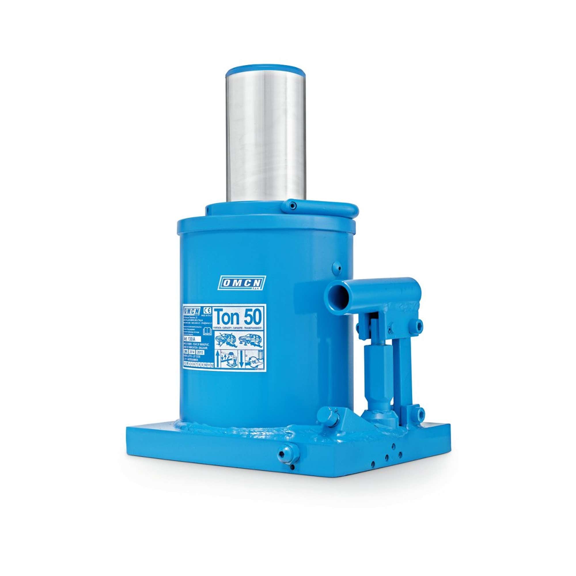 Hydraulic bottle jack, lift 430mm, capacity 50000 kg - OMCN 130/A
