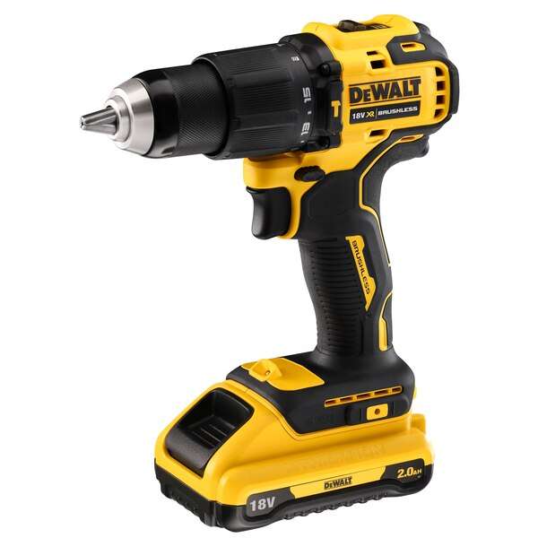 Dewalt 18V 13mm Impact Drill Driver with 2 batteries DCD709D2T-QW