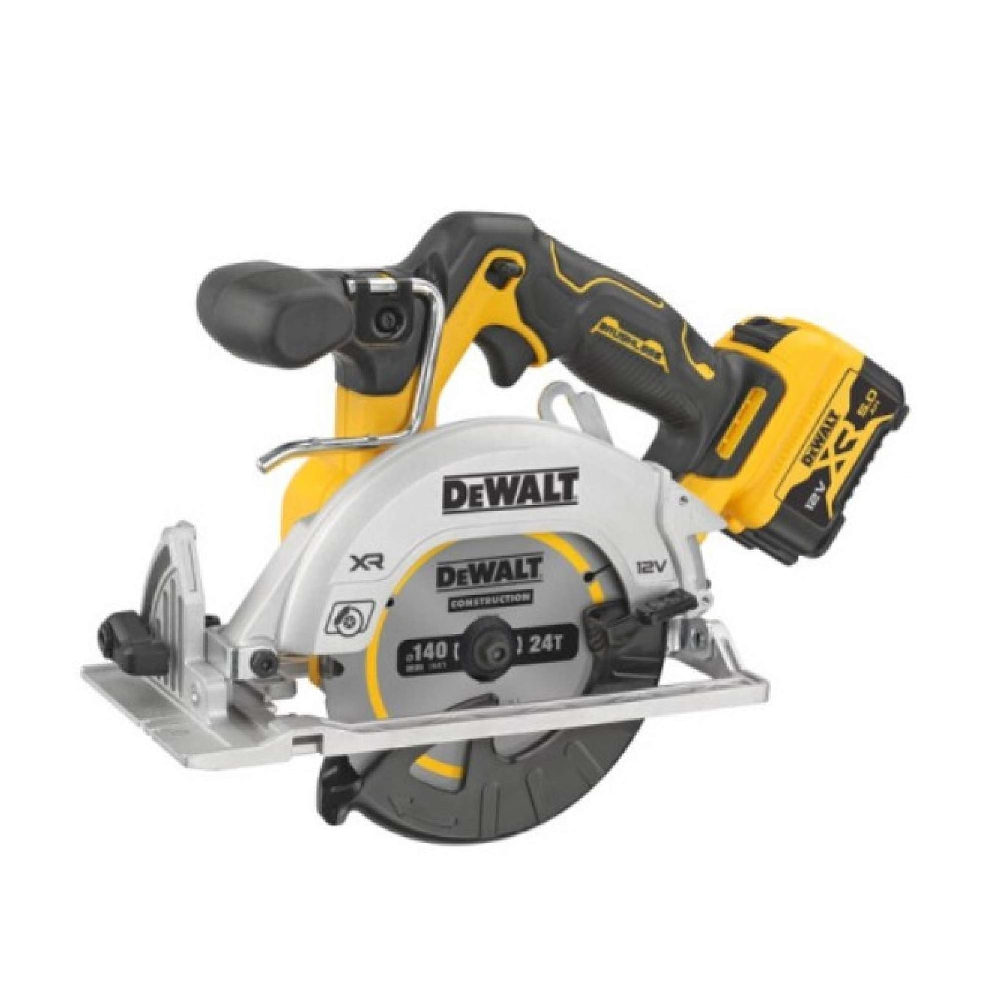 Cordless circular saw 12V 140mm 2x2Ah with case - Dewalt DCS512P2-QW