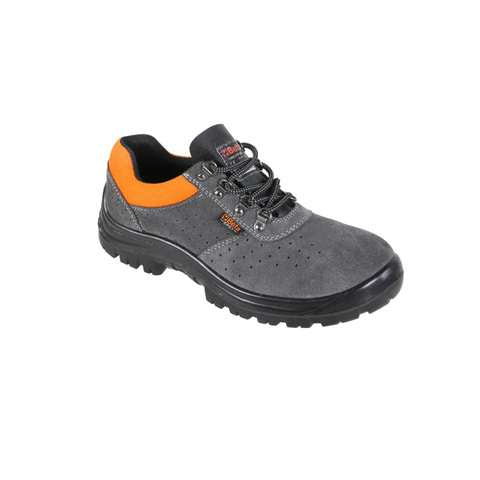 Lightweight grey suede summer safety low shoes S1P - Beta