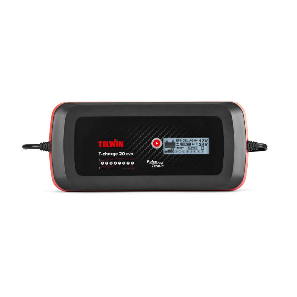 Battery charger, electronic battery tester 20 EVO 12V/24V - Telwin - 807596