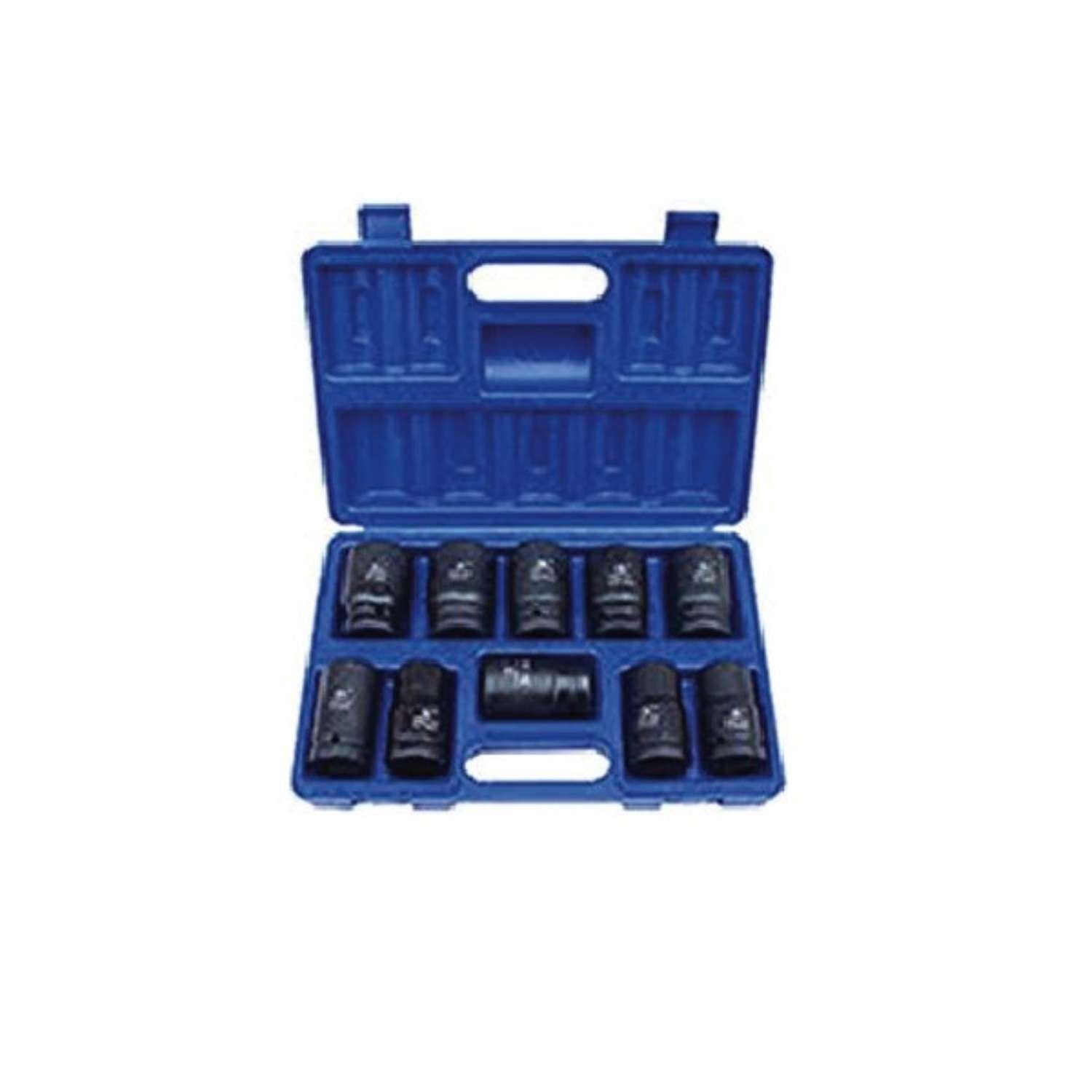 Set of 1" impact socket wrenches square head kit 10 pcs 24-46 mm - FI 20 0032