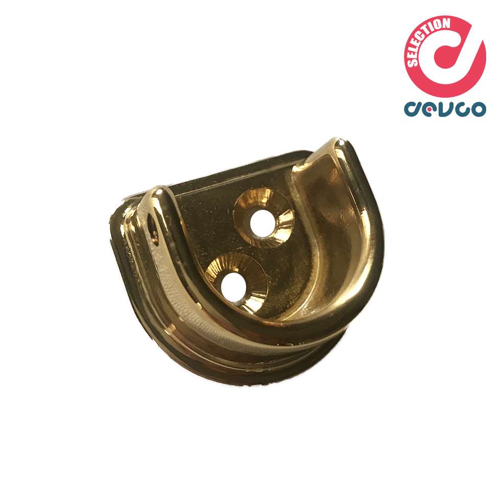 Holder for coat rack 18 mm diameter - Omp Porro - 0841 - 18 GOLD