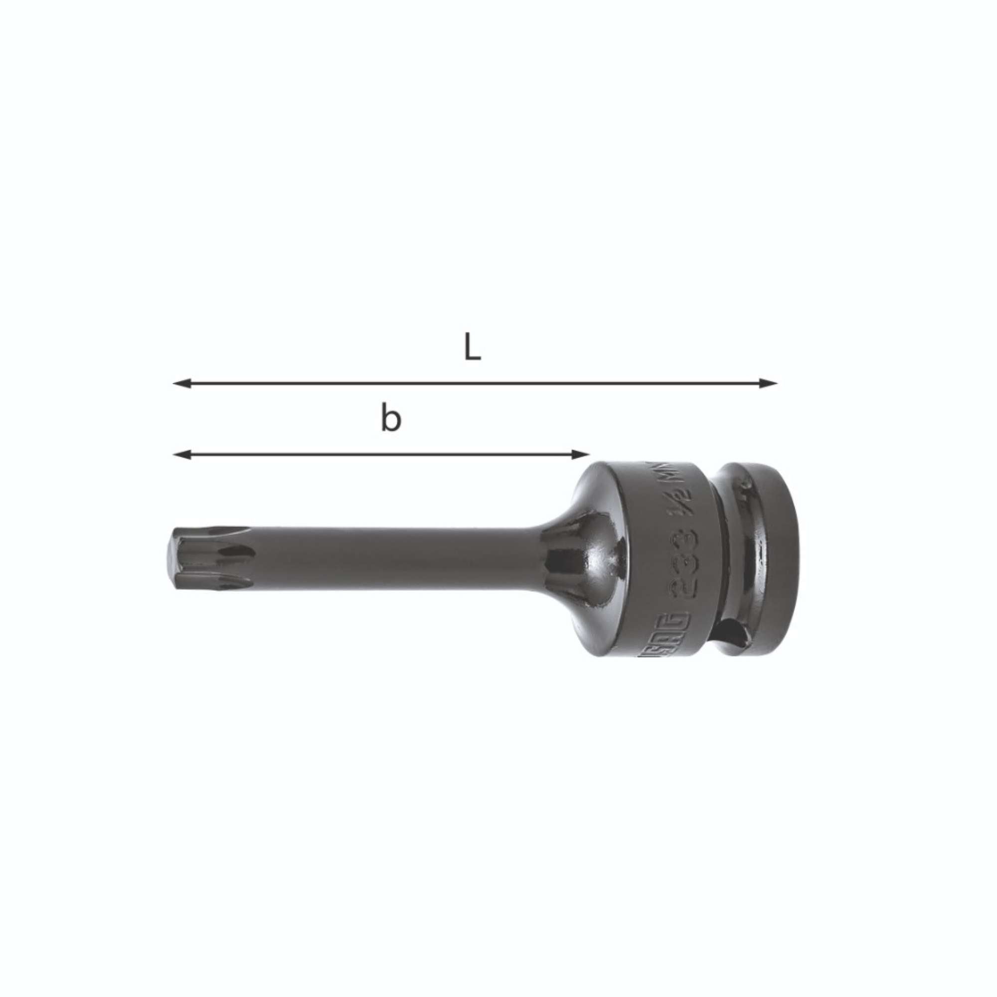 Socket wrenches machine screws Torx imprint T50x55mm - Usag U02330613