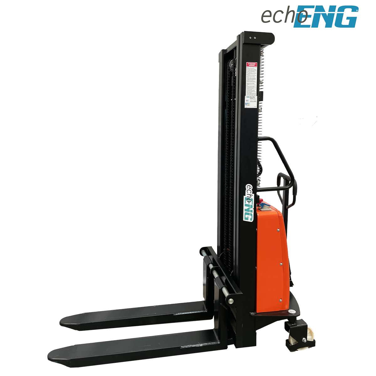Semi-electric lift truck for pallet 3000mm 1000Kg for europallet - echoENG