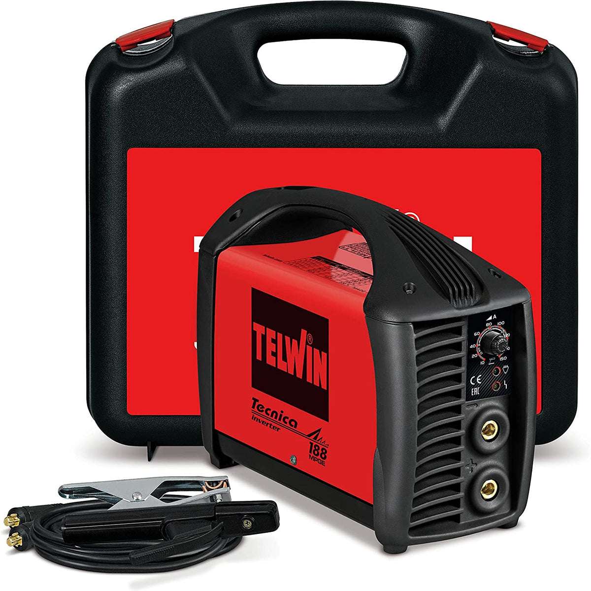 Tecnica 188 MPGE 230V Inverter Welding Machine + Carry Case - Telwin - 816122