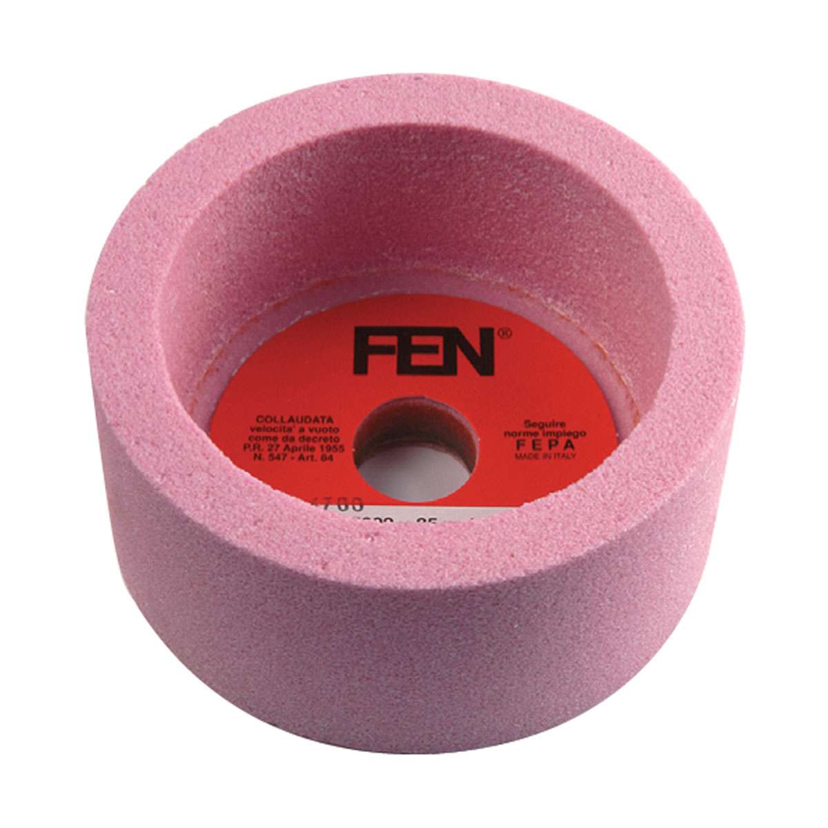 Cylindrical Cup Grinding Wheels MBT AR80 100x50x20 gr.80 T.218 Corundum Pink Rosver 4pz