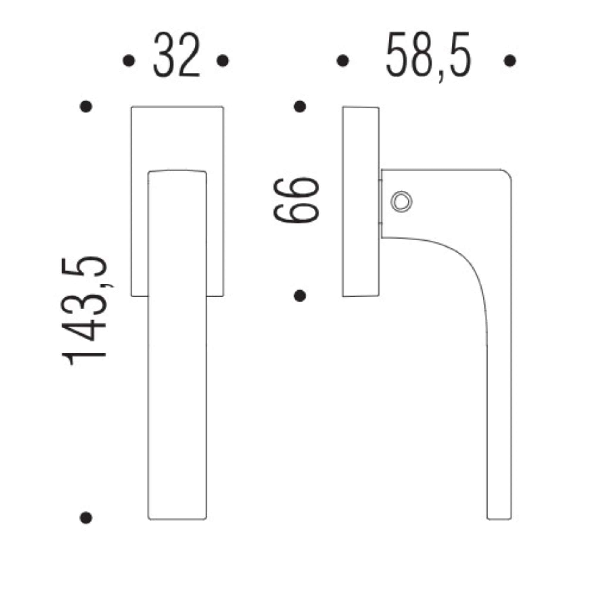 Robocinque s handle id72 dk/sm chromat - 0id72dk/sm-cm