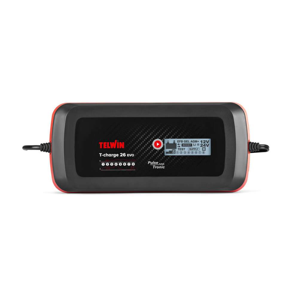 Battery charger, electronic battery tester 26 EVO 12V/24V - Telwin - 807595