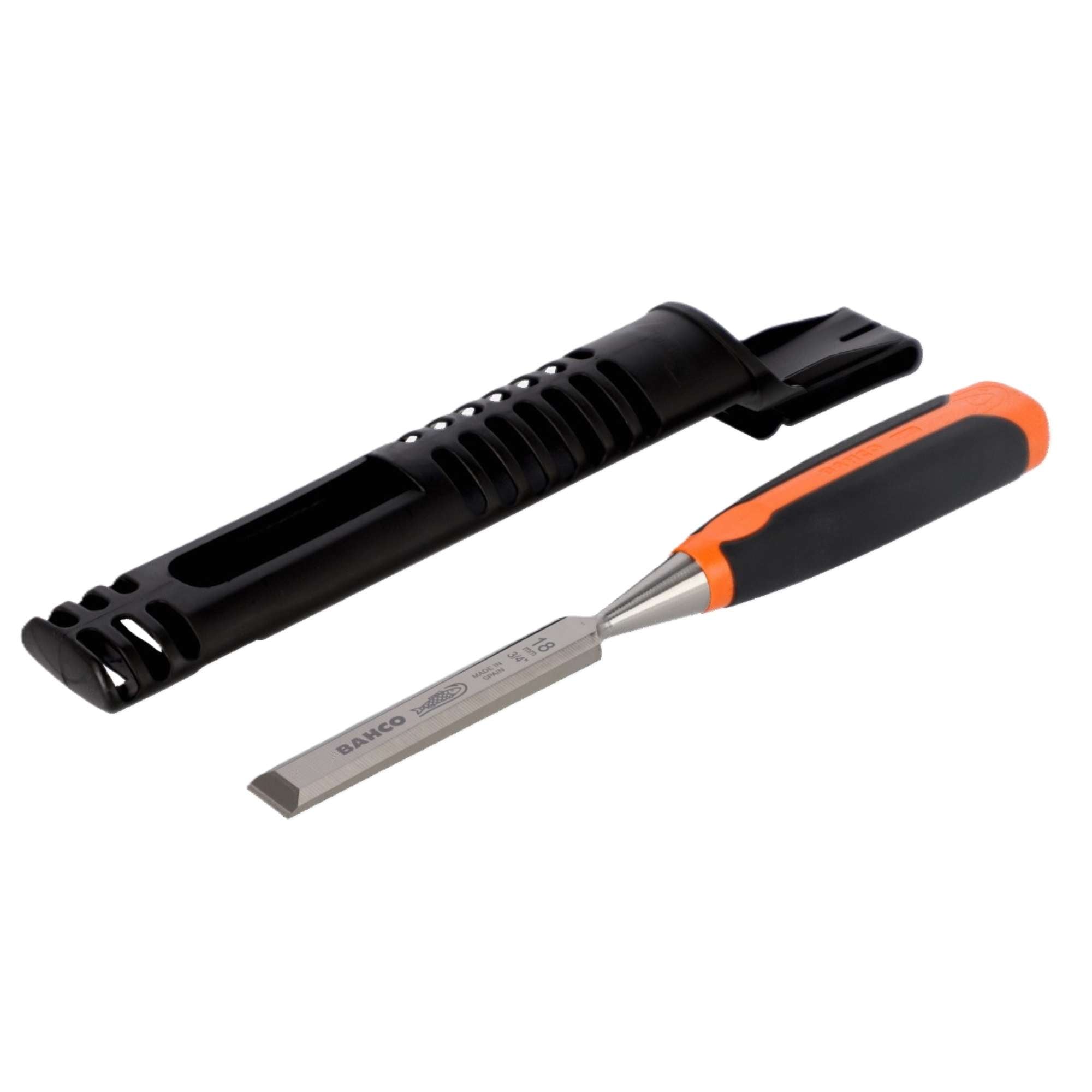 Wood chisel with rubber handle - Bahco 424P