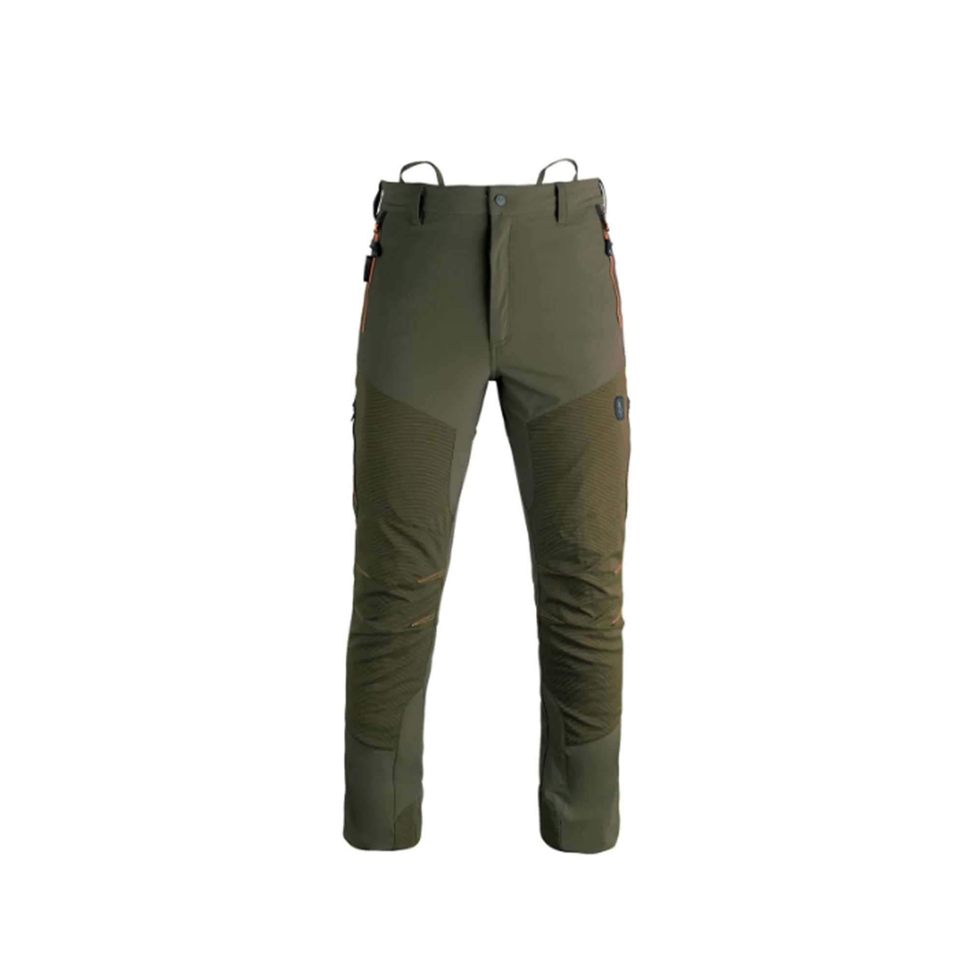 Work pants, stretch fabric and water repellent, Black color - Kapriol