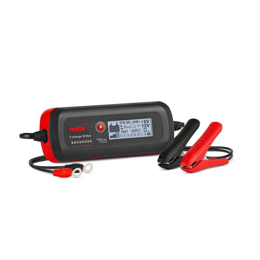 Battery charger, electronic battery tester 12 EVO 6V/12V - Telwin - 807578