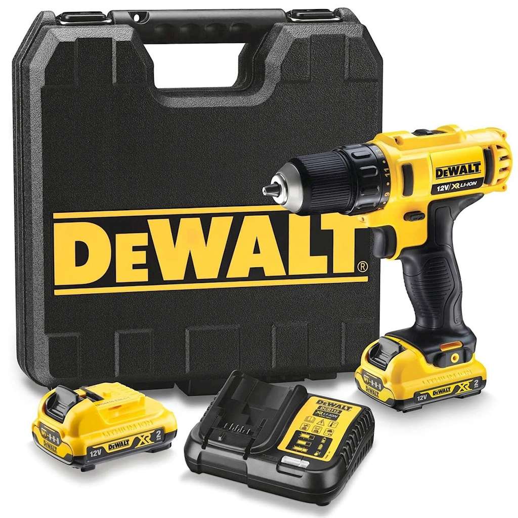 12V Cordless Drill Driver with 10mm Chuck and Led Light - DeWALT