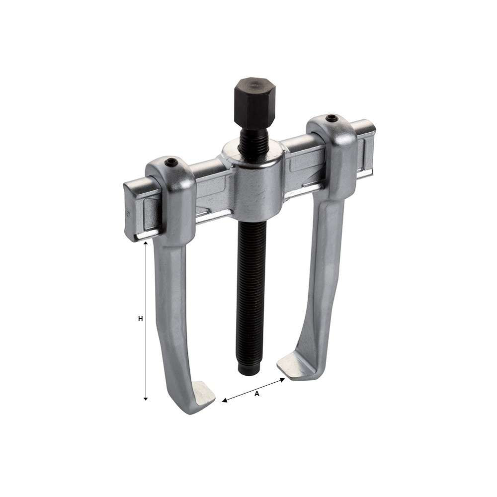 Universal extractor with two sliding jaws in steel ChromeVanadio FasanoTools