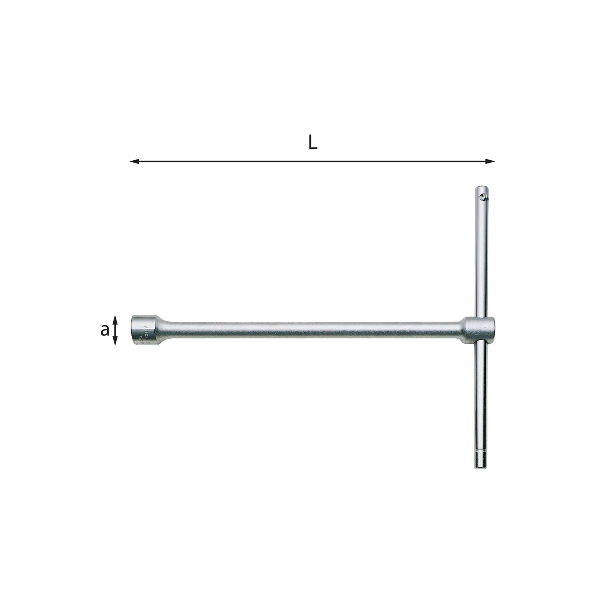 Articulated T-wrenches with hexagonal male 273 Usag U0273