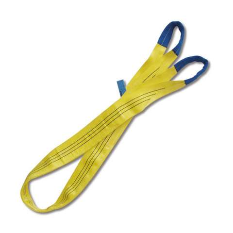 Yellow polyester two-ply flat belt lifting sill 90mm 3t - Beta