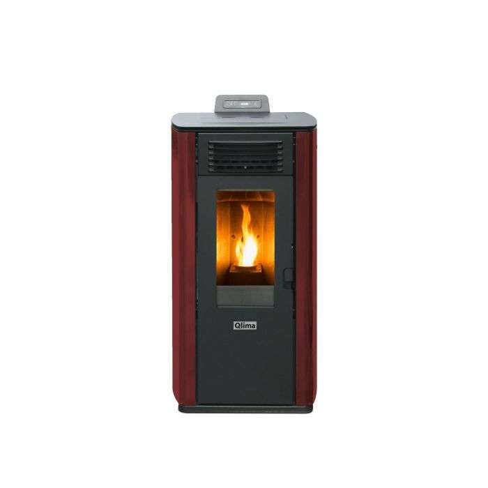 8.24 kW pellet stove in various colors, home heating - QLIMA FIORINA 74