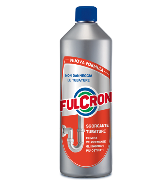 FULCRON Pipe Gouge 1LT, Drain unblocker, Toilet, sink and shower unclogger