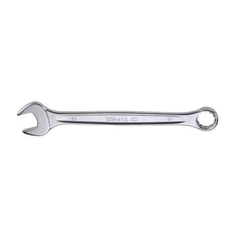 Combination Wrenches, open and offset ring ends, chrome-plated - 42 Beta