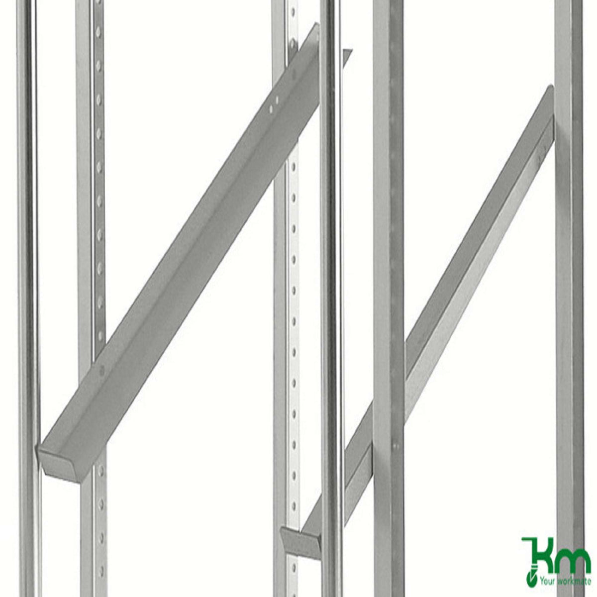 Schienen, Regalhalterung L x B x H (mm) 592 x 54 x 25 - Kongamek KM167-G