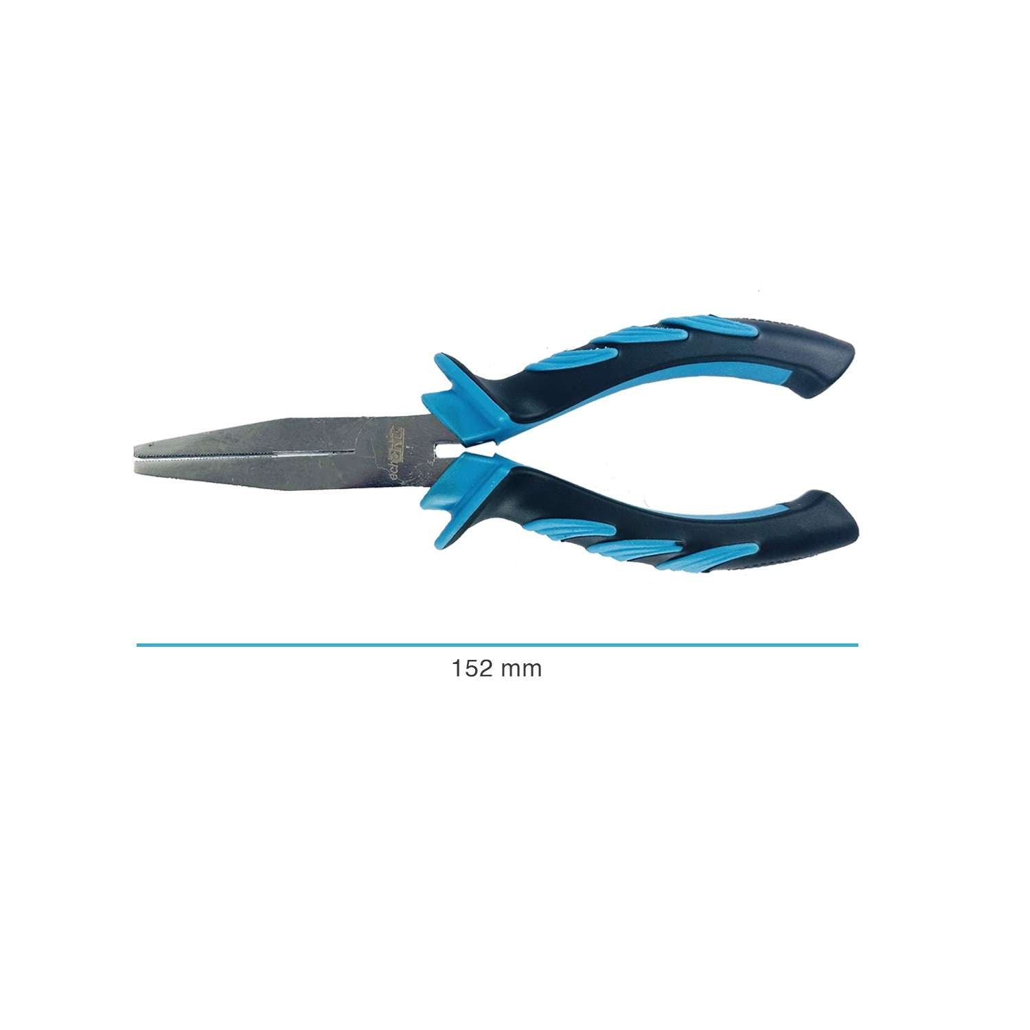 Flat nose plier Cr-V anti-slip ergonomic handle mm 150 - UM 30 P015