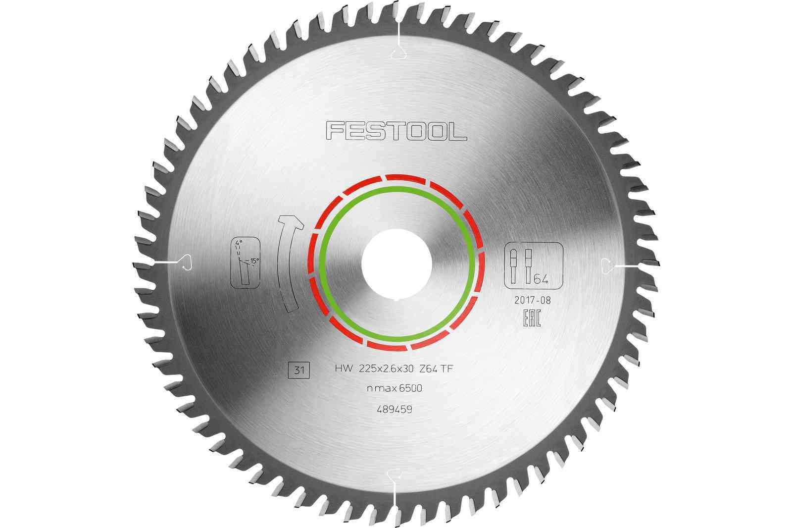 FESTOOL Saw blade 225X2,6X30 TF54 - 489459