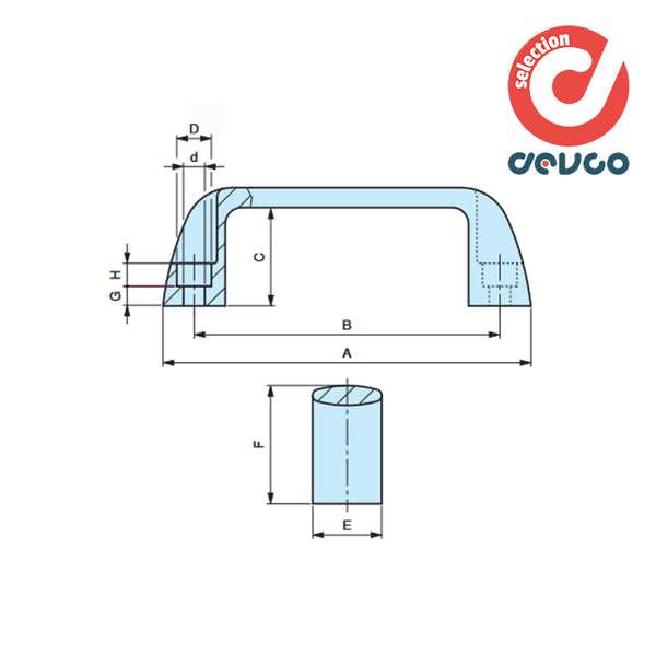 Handle MF/93,5 d6 6333150 - Gamm