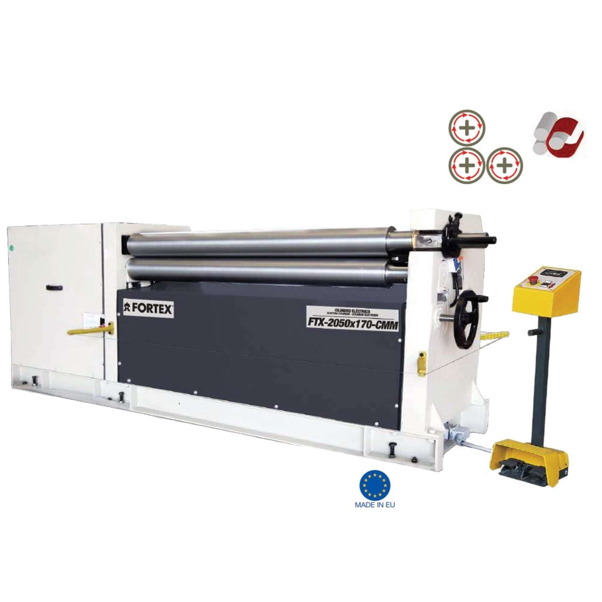 400V motorised calender - EchoENG FTX-2050x170-CMM