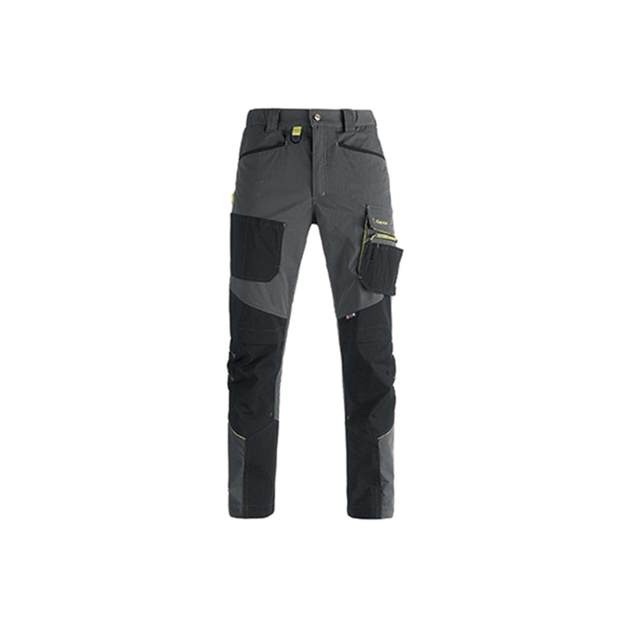 Work Pants, Tiler, Gray/ Black Size XL - DYNAMIC 36553 Kapriol