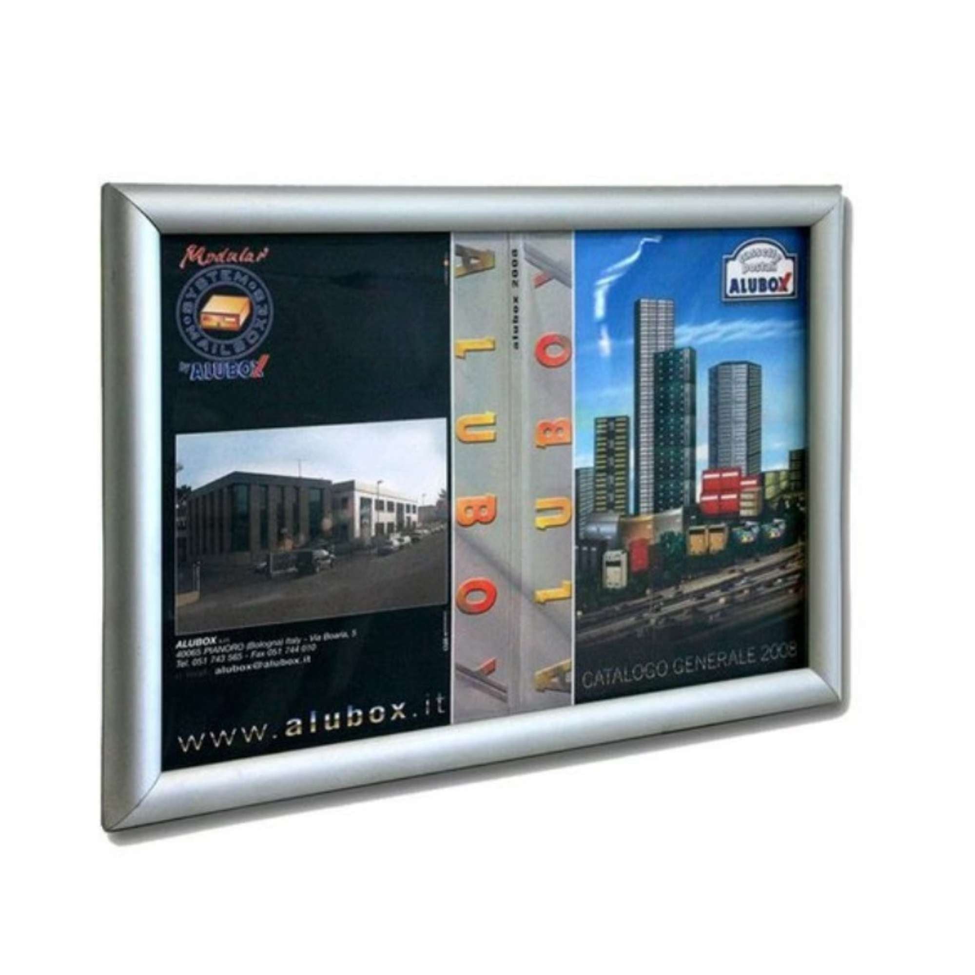 3 to 4 size snap-on display cabinet - Alubox - 23SIMPL(X2AR-EX1AR)