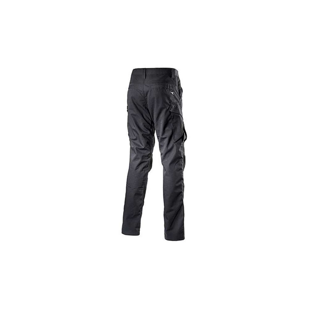 Diadora utility cargo ripstop stretch work Black pants