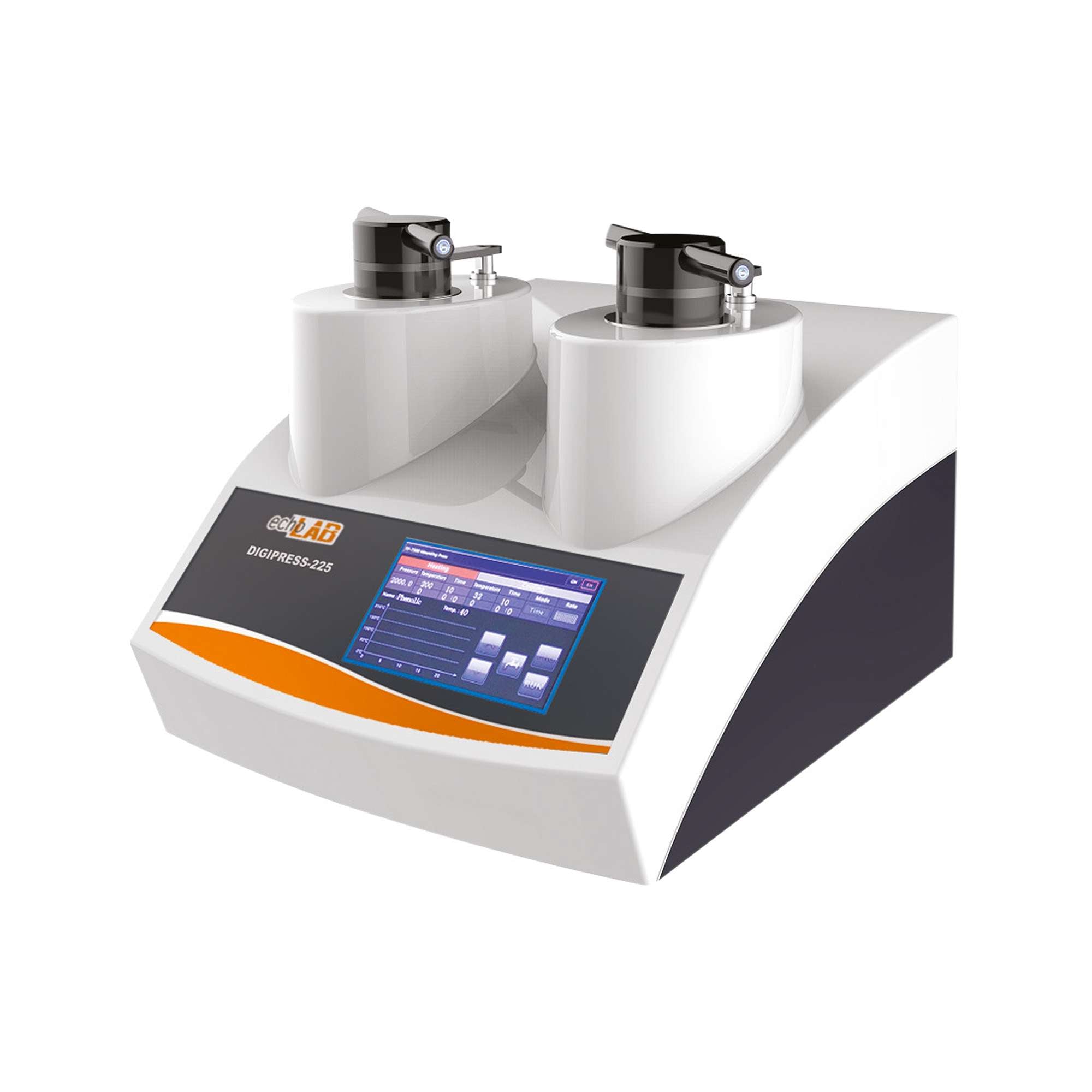 Fully automatic, digital bench-top mounting press different mold sizes from  25 to 50mm 2 mounting operations - echoLAB