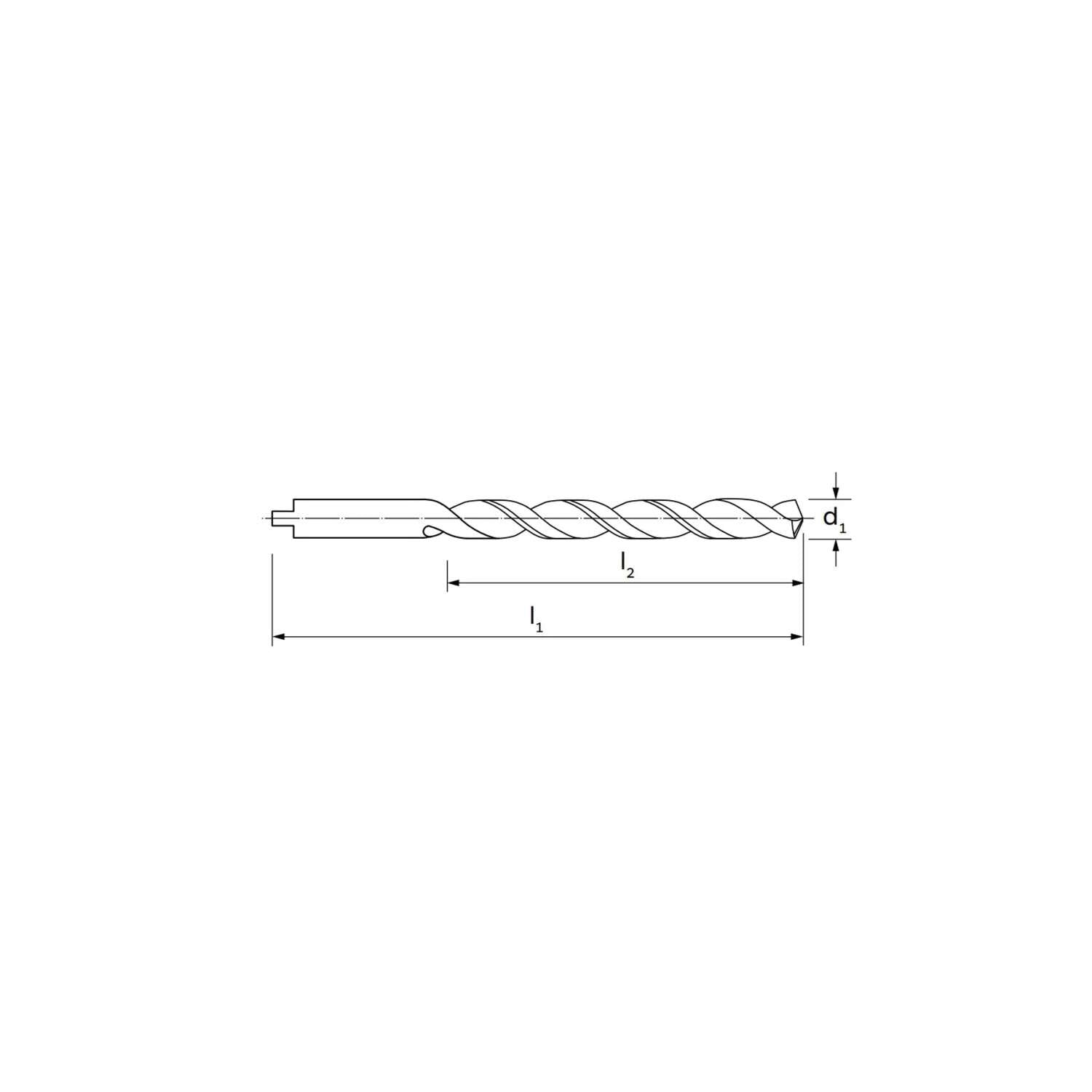 Cylindrical tip for general application DIN 339 type N - ILIX