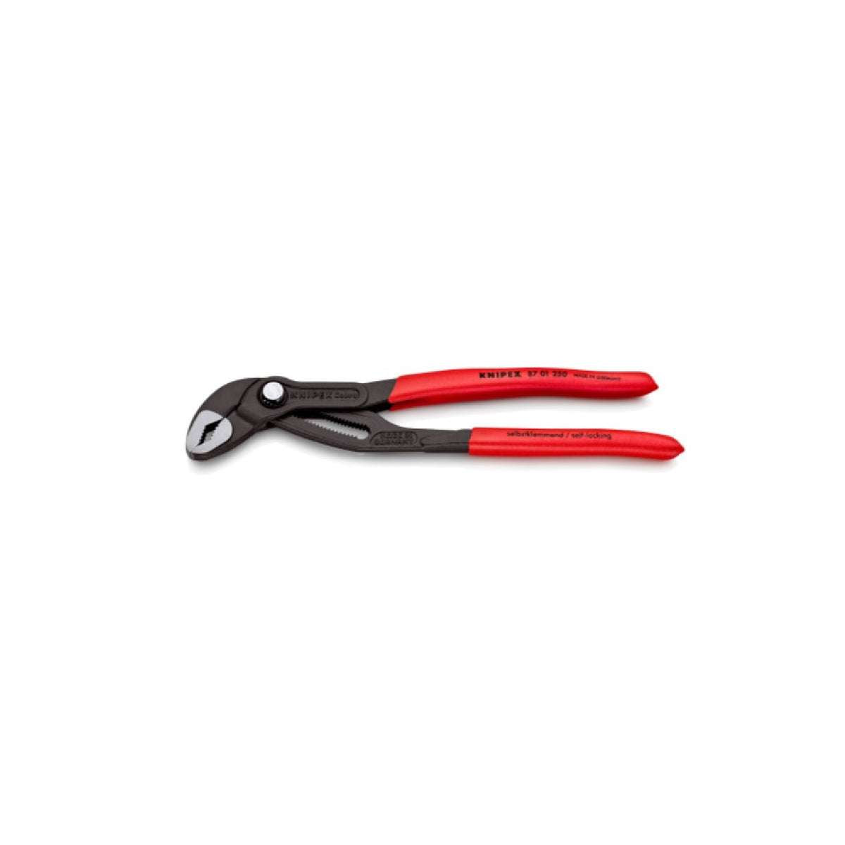 Cobra, New Generation Adjustable Pipe and Nut Pliers 250mm - Knipex 87 01 250
