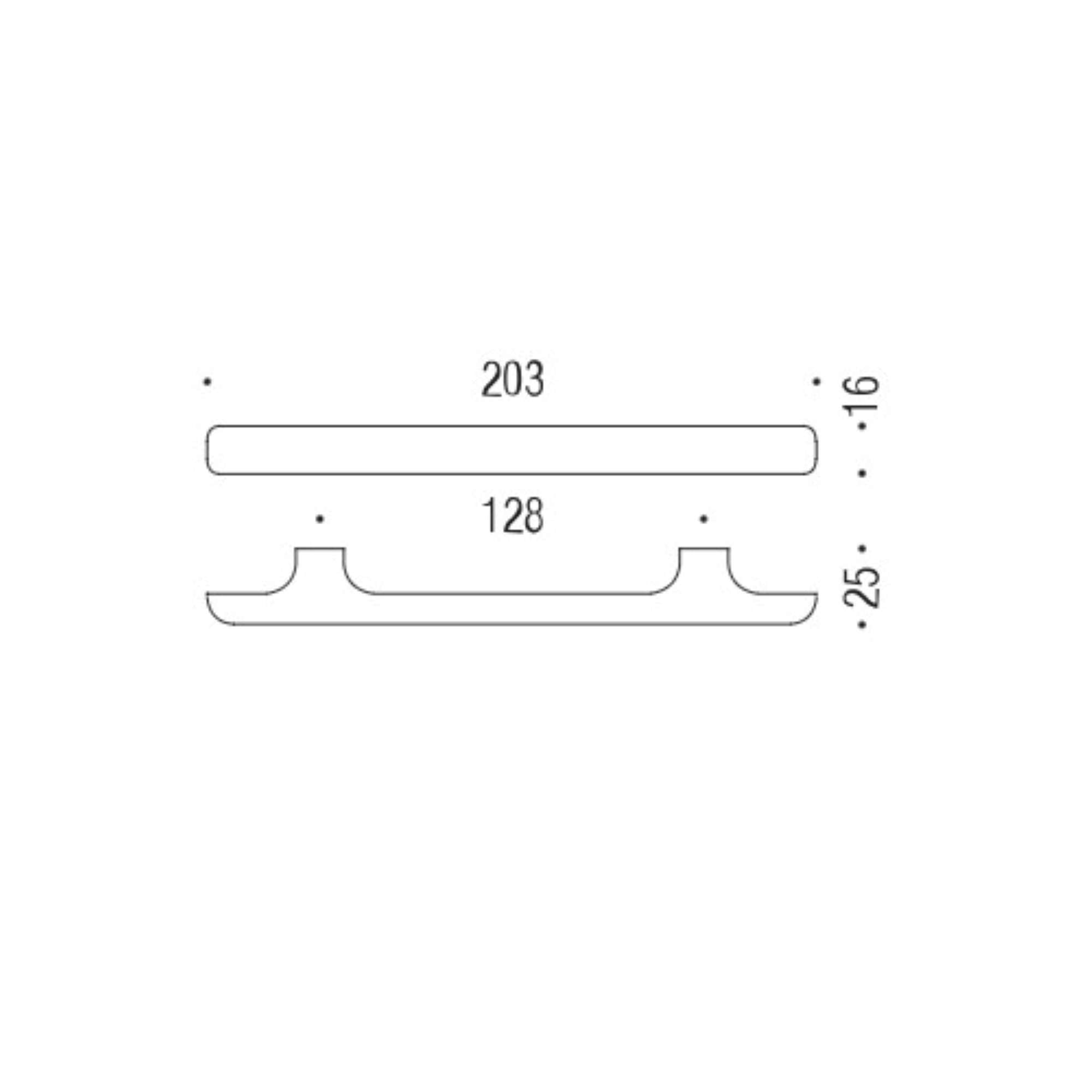 Handle f137/e int.128 cr chrome - f137/e-cr
