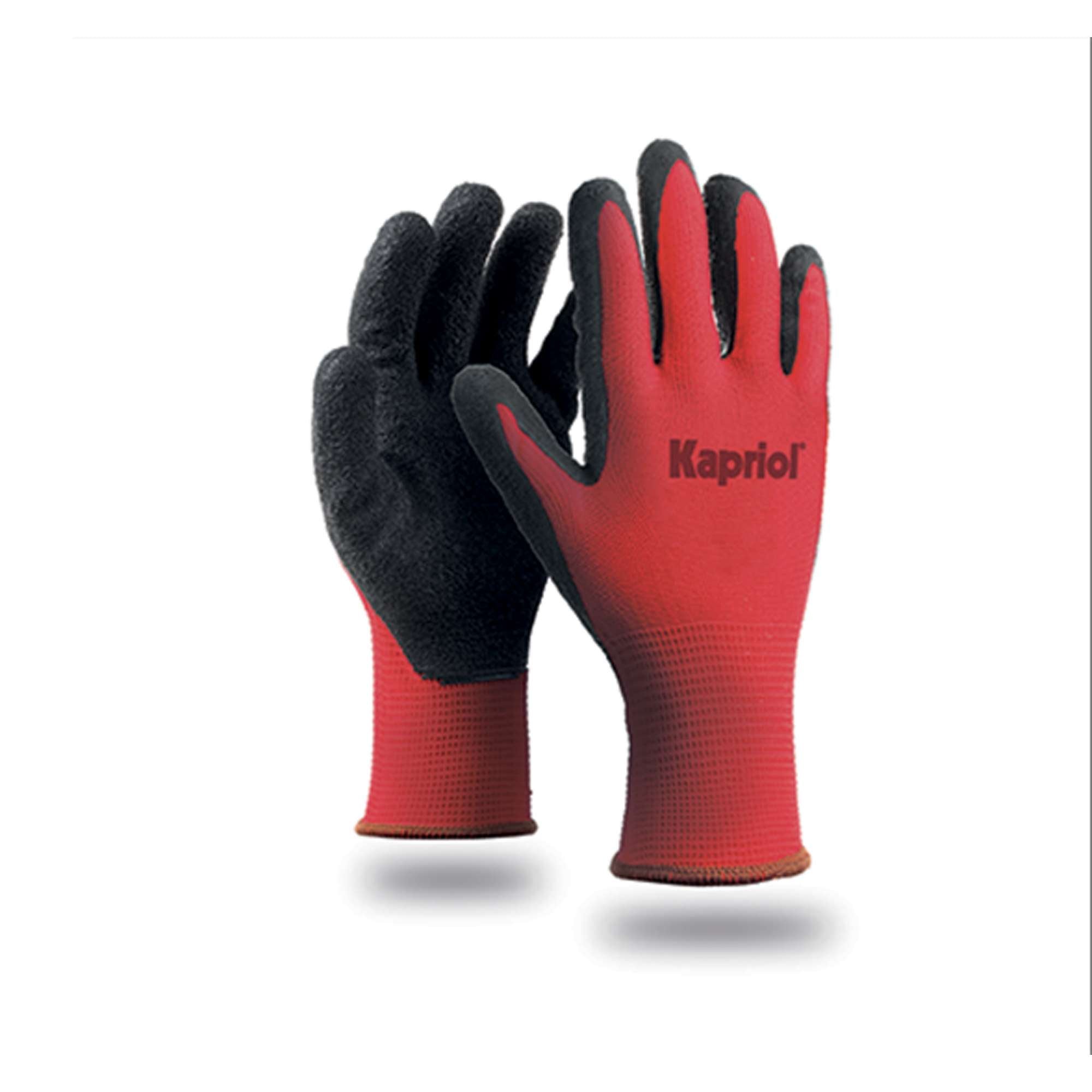 Gloves for precision works Power Grip SIZE.10 (greys-oranges) - Kapriol