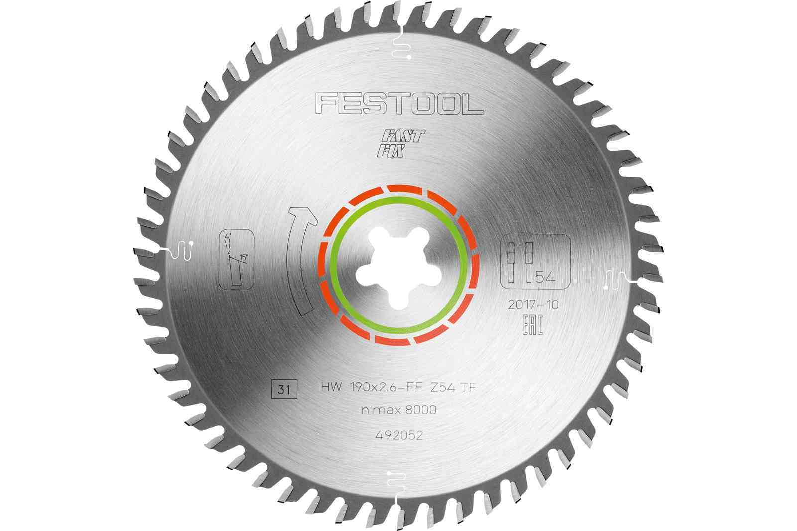 LAMINATE/HPL blade HW 190x2.6 FF TF54 492052